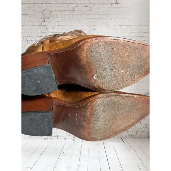 Justin L4332 Women's size 7 B Western Cowgirl Damiana Leather Snipped Toe Boots - Picture 7 of 16